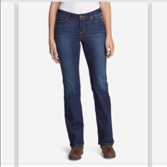Eddie Bauer Denim - Eddie Bauer Jeans Bootcut Truly Straight Size 4